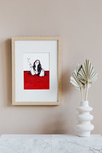 Load image into Gallery viewer, Art Print A Bath In Red
