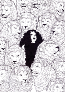 Art Print Lioness