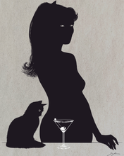 Load image into Gallery viewer, Art Print The Olive In The Martini
